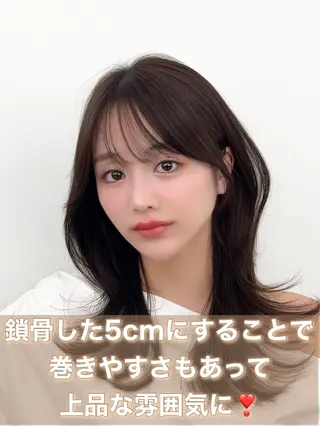 ミディアム カラー ヘアアレンジ 顔周り&ミディアム 特化/池袋/kokiのヘアスタイル