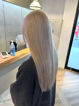 セミロング カラー 16日~benji 福間店です　長木のヘアスタイル