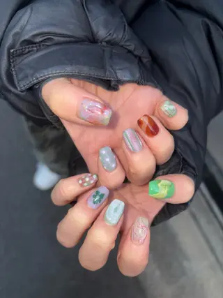 ネイル atacca/ Saho.パラジェルのネイルデザイン