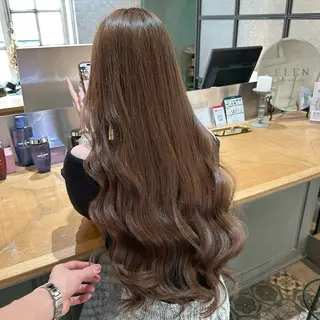 ロング メンズ縮毛矯正 ニュアンスパーマのヘアスタイル