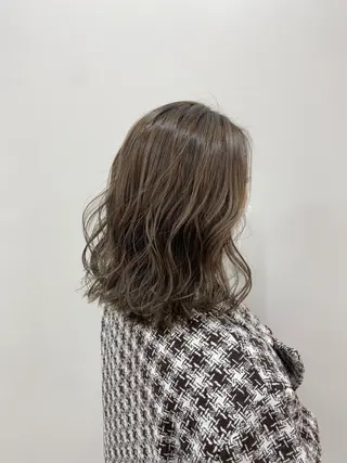 ミディアム カラー 透明感カラー/京橋/ reikoのヘアスタイル