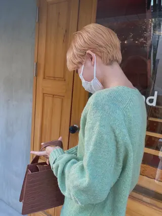 ショート カラー ヘアアレンジ ニュアンスヘア🌔 nanakoのヘアスタイル