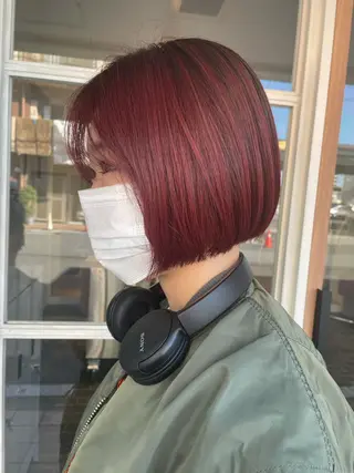 ショート カラー ヘアアレンジ たかいわ みきのヘアスタイル