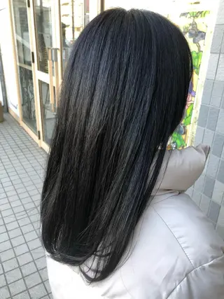 ロング カラー 鷺沼駅徒歩1分 キシタクのヘアスタイル