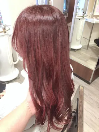 セミロング カラー いけがみ ゆかなのヘアスタイル