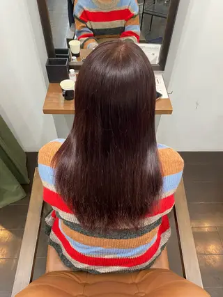 ロング カラー ヘアアレンジ 🍒ᩚ名駅/艶髪 縮毛矯正/あゆ🍒ᩚのヘアスタイル