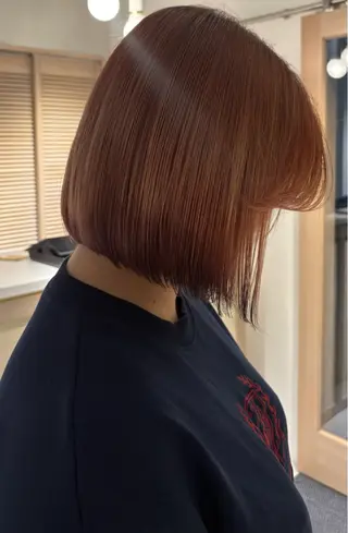 ショート 暖色カラー 奥村陽花のヘアスタイル