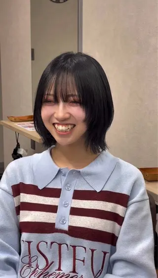 ミディアム 鈴木 アメリのヘアスタイル