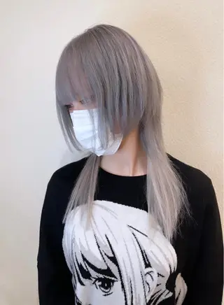 カラー かずくん🦩名古屋 ハイトーン/レイヤーのヘアスタイル