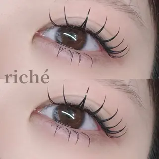 マツエク・マツパ riché eyelashのマツエク・マツパデザイン