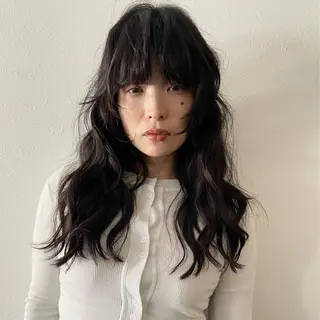 ロング パーマ 野村矩樂/パーマ /縮毛矯正のヘアスタイル