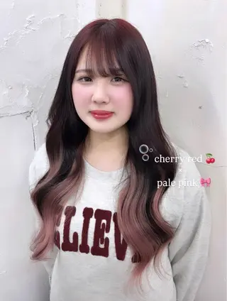 ロング カラー 🎀ハイトーン. 難波.RISA🎀のヘアスタイル