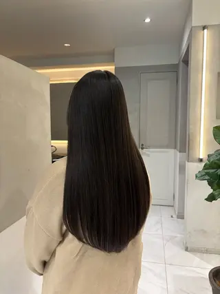 ロング カラー 似合わせカットカラー 💎モエのヘアスタイル