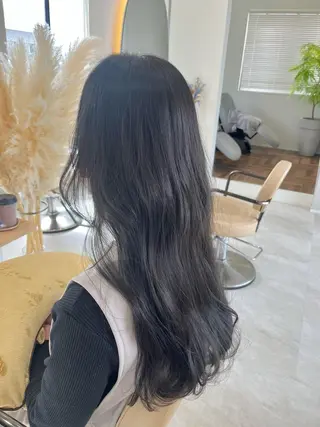 ロング 加藤 明香里のヘアスタイル