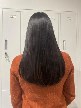 ロング 酒見 里奈のヘアスタイル