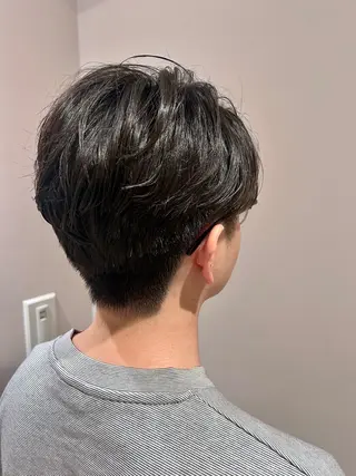 ショート メンズ メンズパーマ ジンのヘアスタイル