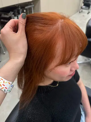 ミディアム カラー 無料ボブカットモデル 様募集中/あいらのヘアスタイル