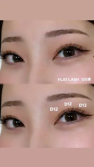 マツエク・マツパ heileebrow 塚原のマツエク・マツパデザイン