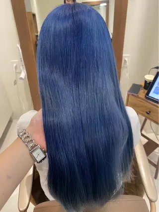 ロング カラー ハイトーン/レイヤー 似合わせ・ユキノのヘアスタイル