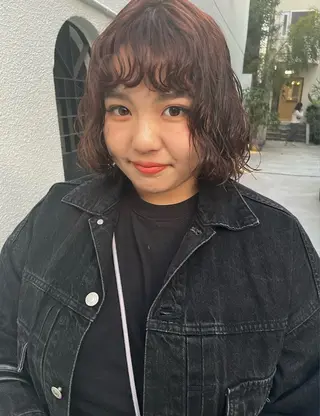 ショート カラー パーマ 🪐ナチュラルモード ヘア🪐honokaのヘアスタイル