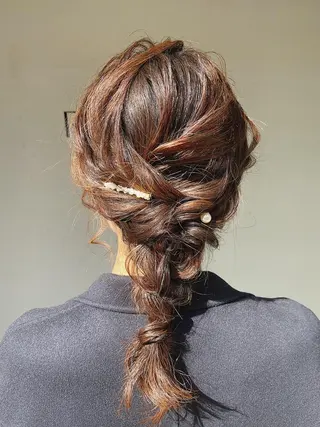 セミロング 早稲田 千尋のヘアスタイル
