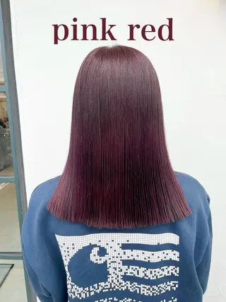 ミディアム カラー カラー∫カット∫ 髪質改善🤍MIKUのヘアスタイル