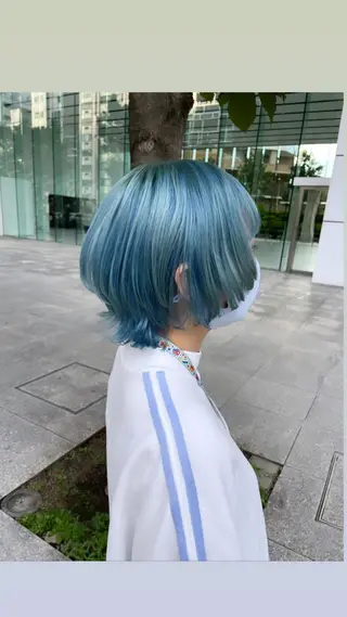 ショート カラー 🐺ウルフ/レイヤー カット/高嶋湧大のヘアスタイル