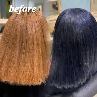 ミディアム カラー 🦋ブリーチ/カラー 専門AYA💖のヘアスタイル