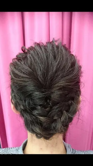 ヘアアレンジ ロング 工藤 マユナのヘアスタイル