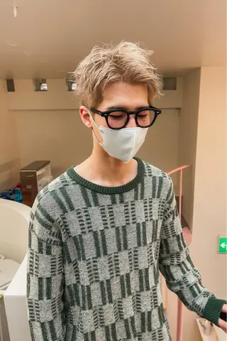 カラー メンズ kyon.hair 韓国カットカラーのヘアスタイル