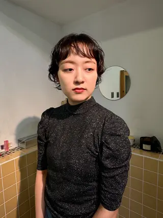 ショート パーマ Seeknext // Rukaのヘアスタイル