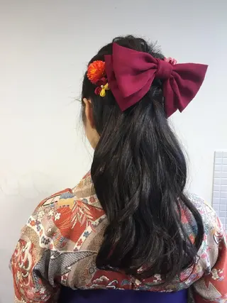 ロング ヘアアレンジ nailist🍒 ヤマザキのネイルデザイン
