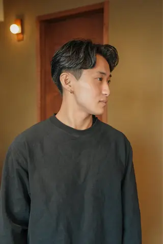 パーマ メンズ メンズ似合わせ タチカワユウキのヘアスタイル