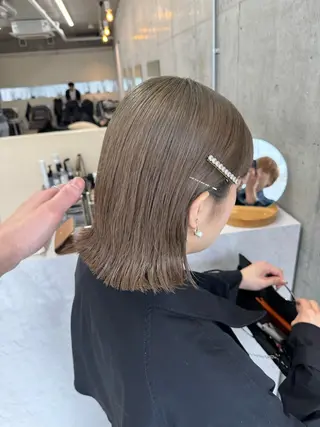 ミディアム カラー うる艶ヘア♡韓国好き 透明感　shotaのヘアスタイル