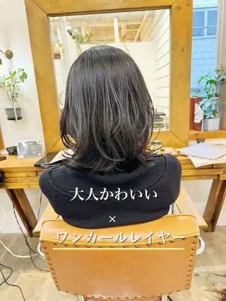 ミディアム 👑銀座ショート/ 絶壁補正/金子涼👑のヘアスタイル