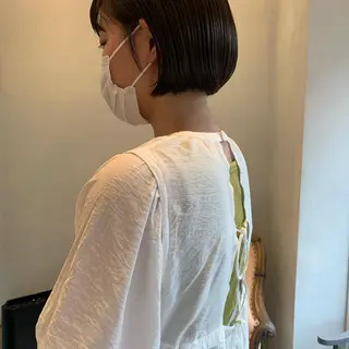 ショート カラー SAKINO. ベージュカラーのヘアスタイル