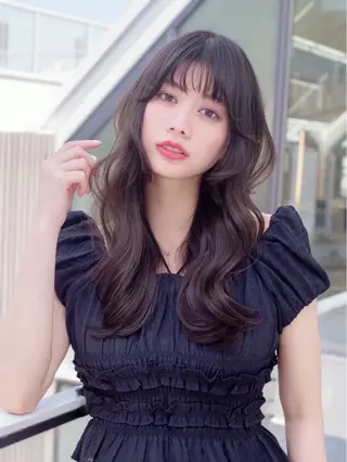 ロング 🫧透明感カラー/ 🍑ももか🍑のヘアスタイル