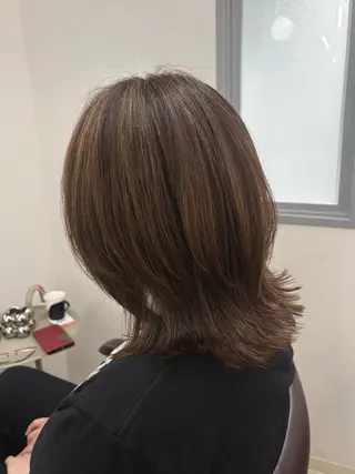 ミディアム hachiyama rinaのヘアスタイル