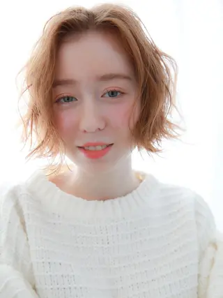 ミディアム カラー レイヤーカット✂️ 横浜No1♡下鳥翔子のヘアスタイル