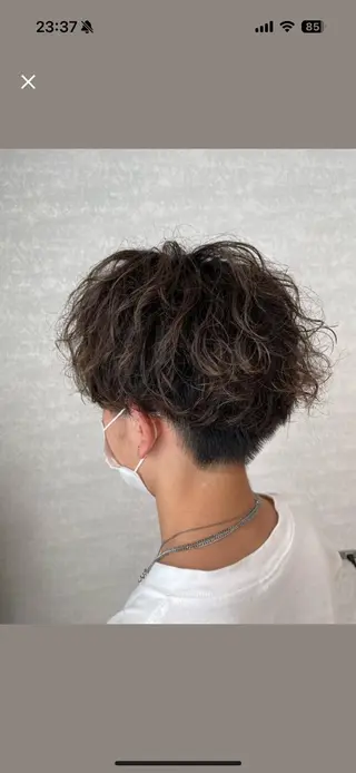 パーマ メンズ 堀 舜介/メンズカットのヘアスタイル