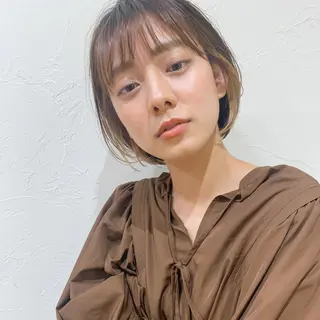 ショート カラー メグ🫧 ケアスタイリスト✨のヘアスタイル