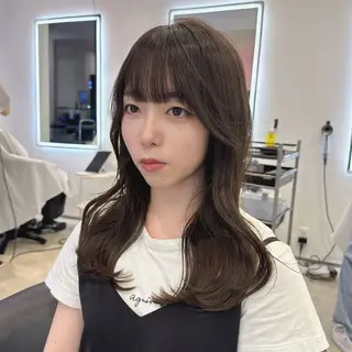 セミロング 伊勢崎/似合せカット 🇰🇷KEIGO‪のヘアスタイル