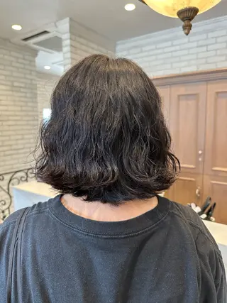 パーマ 牛嶋 嶺弥のヘアスタイル