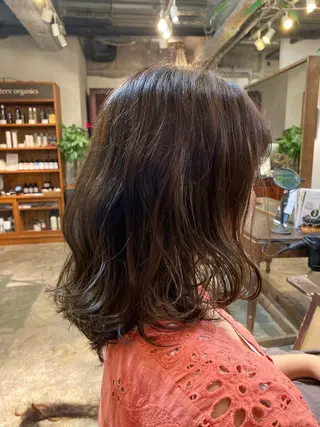 セミロング カラー 𓍲꙳yamada haruna⋆ 𓍱のヘアスタイル