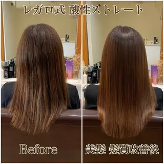 ロング 美髪矯正/髪質改善 レガロ堺市伏尾/松田のヘアスタイル