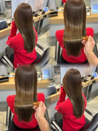 セミロング leo/ロング／ レイヤーカット⛈️のヘアスタイル