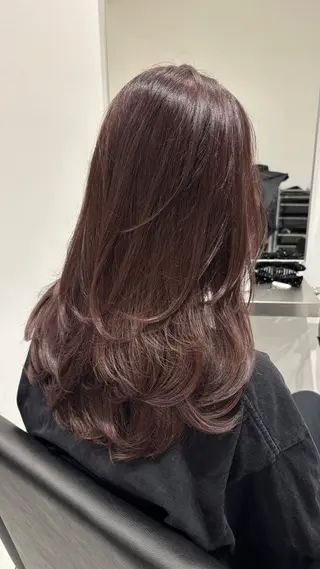 ロング カラー 🎀透明感× 赤み消し🎀正源のヘアスタイル