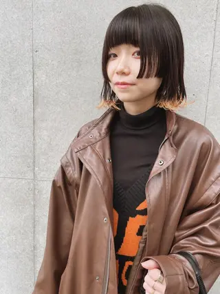 ショート カラー センスをお届けします 大谷将生infpのヘアスタイル