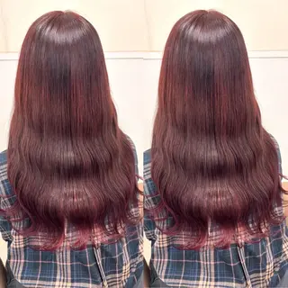 カラー ヘアメ🎀推しカラー 🥣横浜/しほ🧸のヘアスタイル