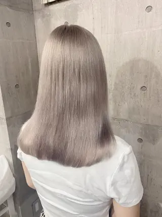 セミロング カラー SHURI❤️🔥 中/韓mix ♡のヘアスタイル